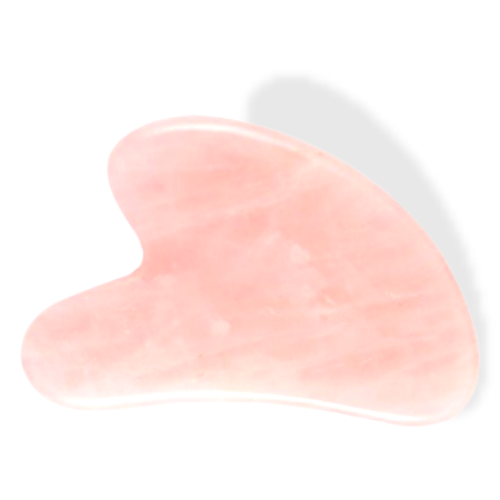 Gua Sha Rose Quartz Hyaline Stone - Give Us Beauty