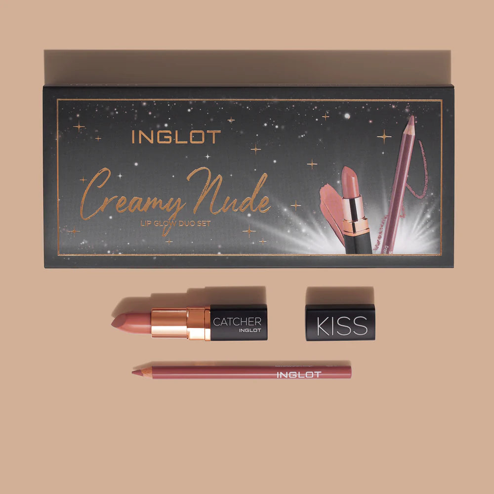 Inglot - Creamy Nude Lip Glow Duo Set