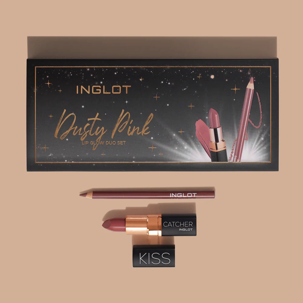 Inglot - Dusty Pink Lip Glow Duo Set
