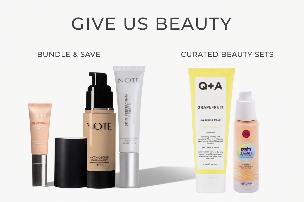 Give Us Beauty Bundles Banner - Clean Minimal