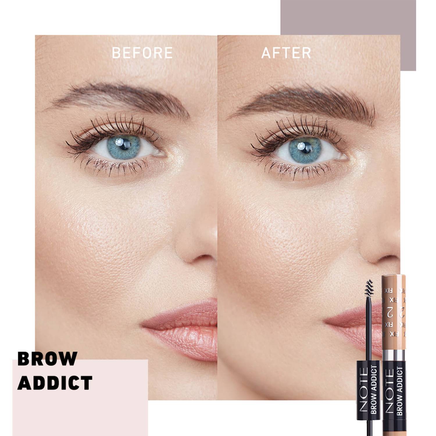 Note Brow Addict Tint & Shaping Gel - Give Us Beauty