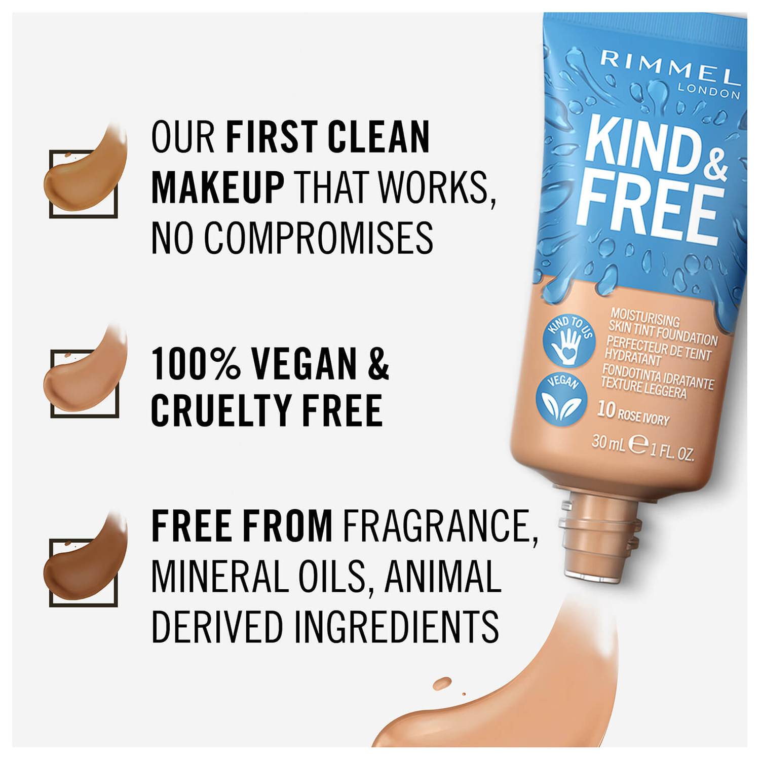 Rimmel Kind & Free Skin Tint Foundation - Give Us Beauty