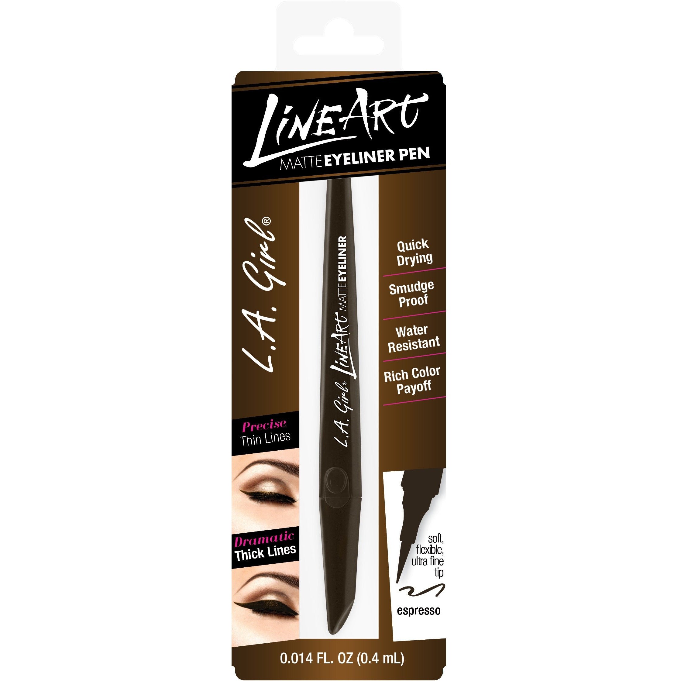 L.A.Girl Line Art Matte Eyeliner Pen - Give Us Beauty