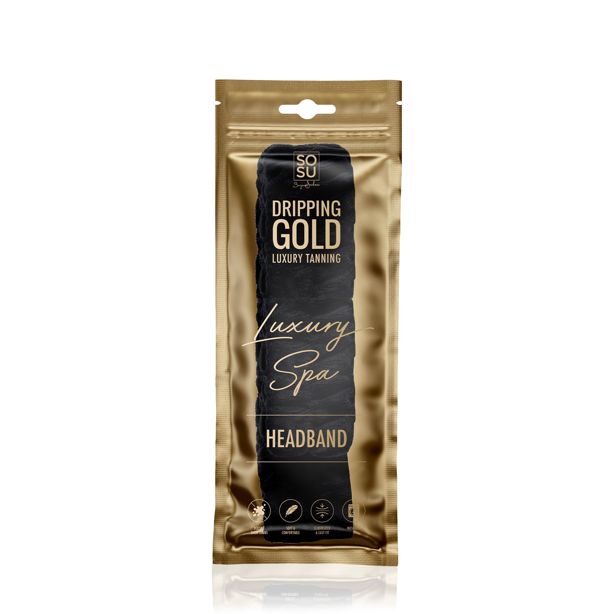 Dripping Gold Luxury Spa Headband - Give Us Beauty