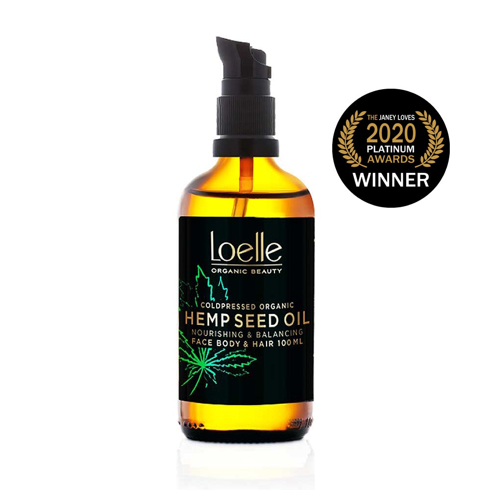 Organic Hemp Seed Face, Body & Hair Oil | Loelle Organic Beauty - Give Us Beauty